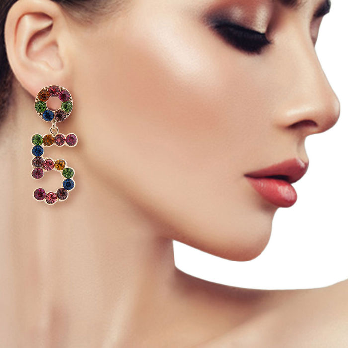 Rhinestone earrings wholesale online