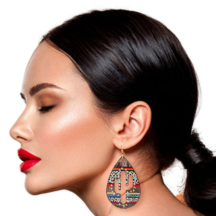 Animal print earrings online
