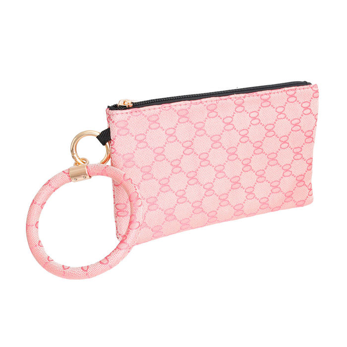 Designer Pink Woven Bracelet Clutch Order Wholesale