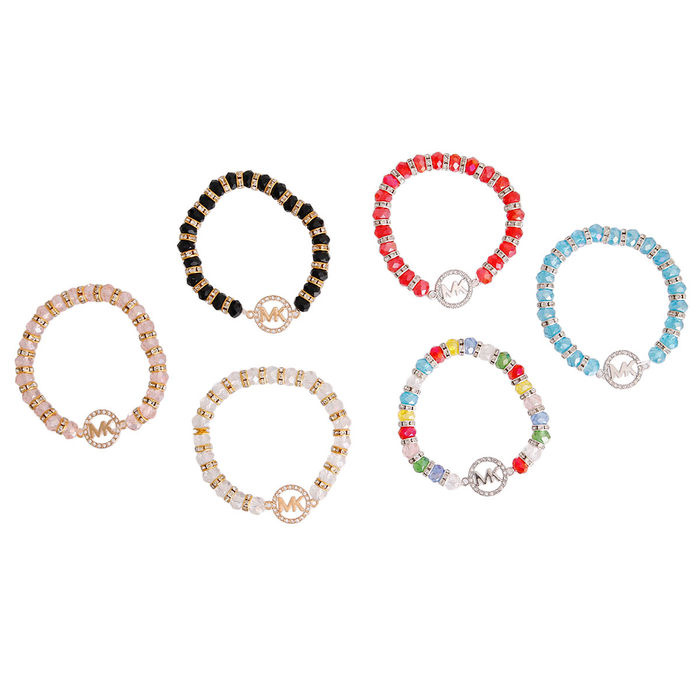 Mk beaded bracelet hot sale