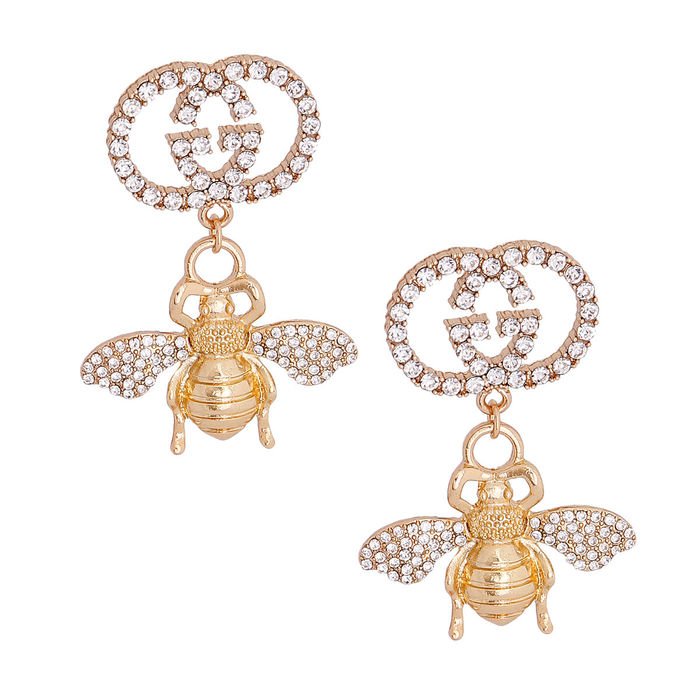 Designer shop bee earrings