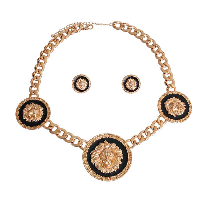 Designer Lion Chain Necklace Order Wholesale