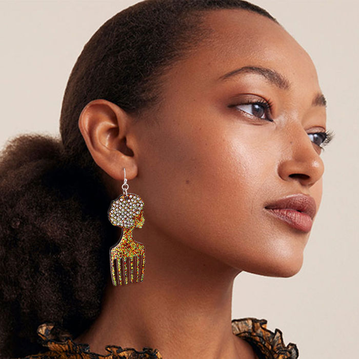 Afro earrings wholesale new arrivals