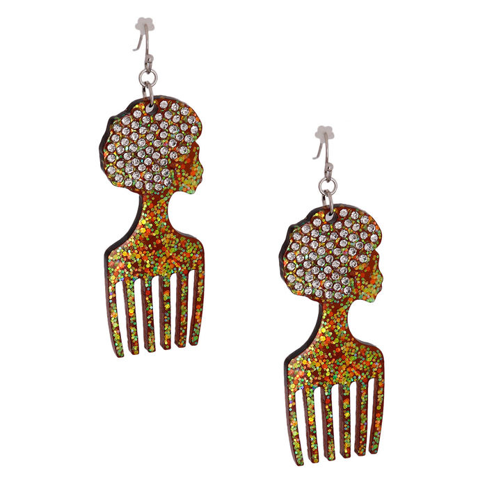 Afro earrings wholesale sale