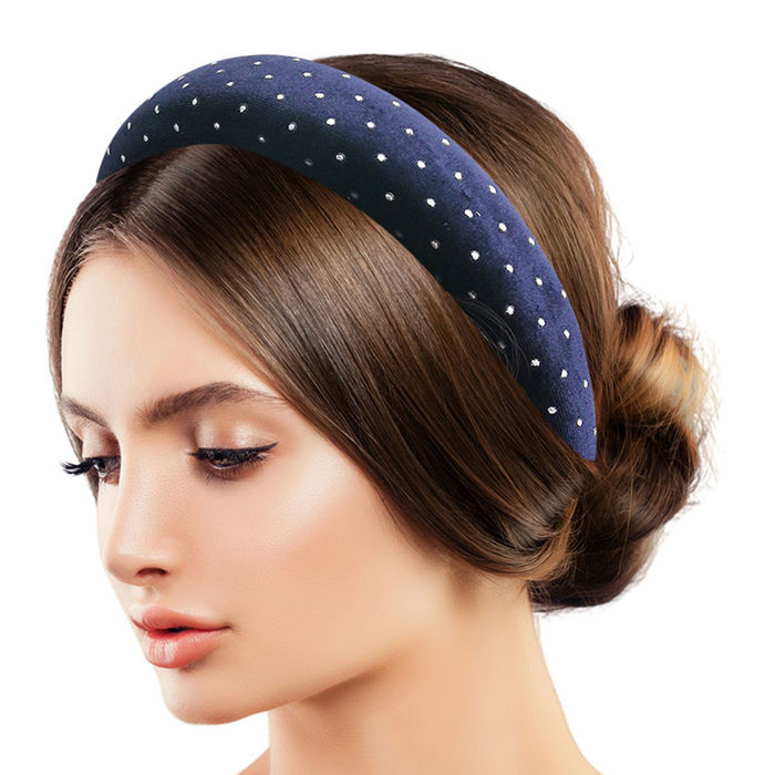 Velvet top headbands wholesale