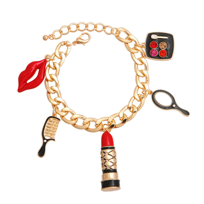 Makeup charm bracelet discount