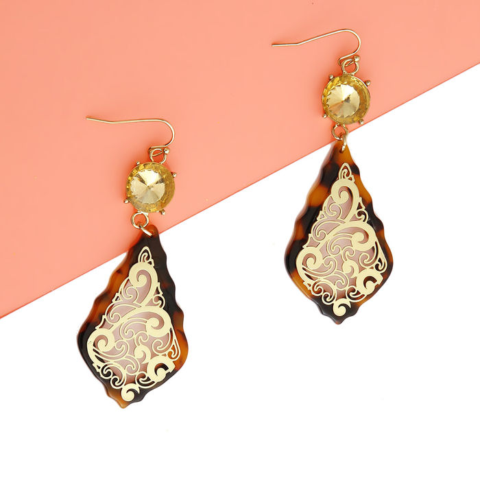 Faux tortoise top shell jewelry wholesale