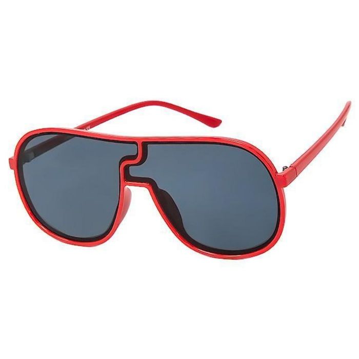 Red frame aviator sunglasses deals