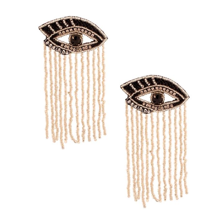 Evil eye earrings h&m cheap