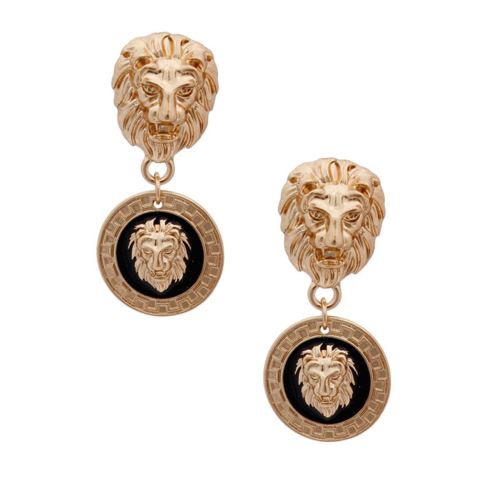 Versace best sale lion earrings