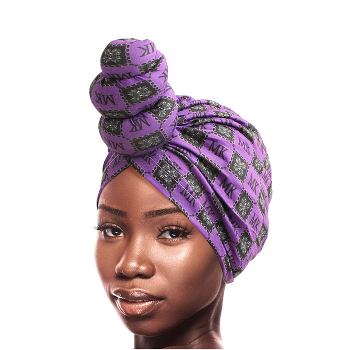 Twist knot turban headband top