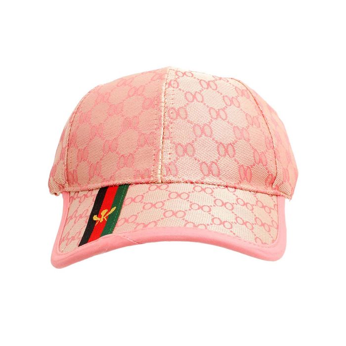 GG Supreme Canvas Baseball Cap in Pink - Gucci