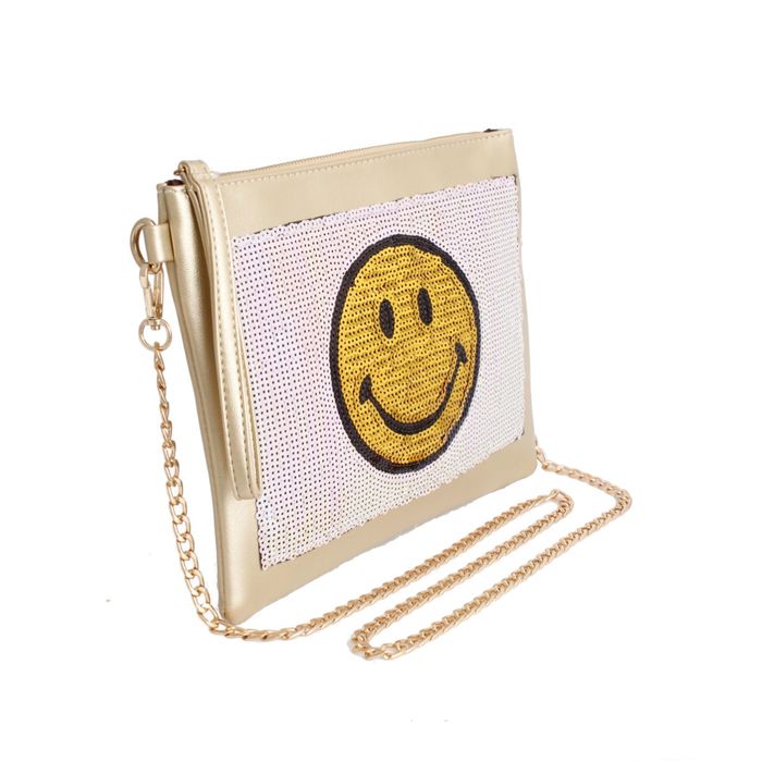 Buy Wholesale from NYC Smile Sequin Clutch