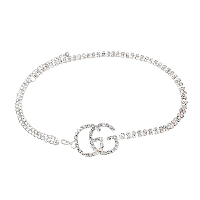 Gucci silver double g belt shop