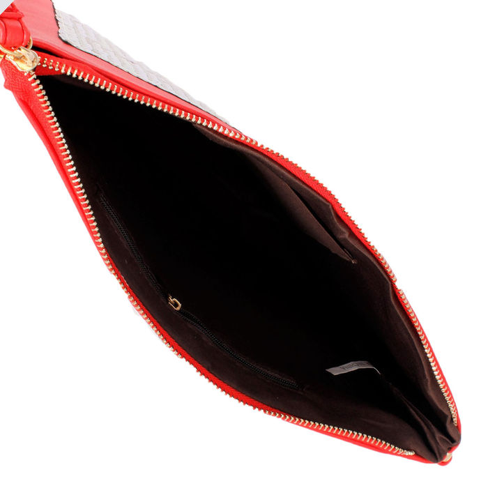 Smile Sequin Red Clutch Order Wholesale
