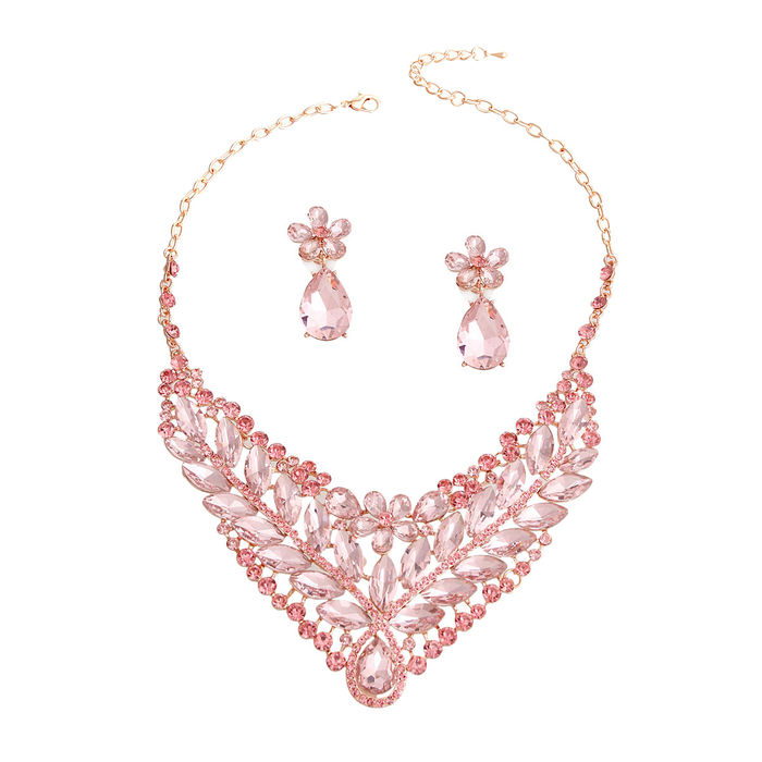 Rose gold on sale bib necklace
