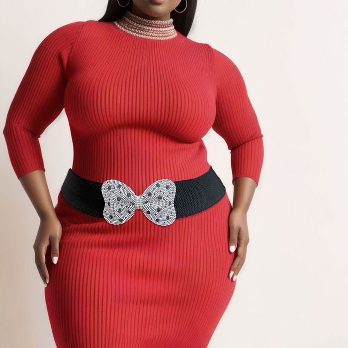 Dotted Bowknot Rhinestone Belt Order Wholesale