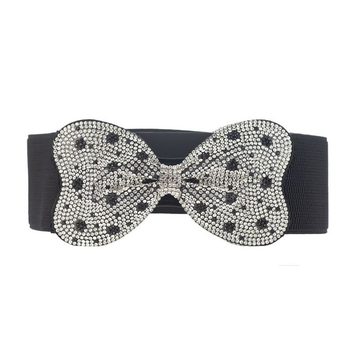 Rhinestone stretch belt cheap