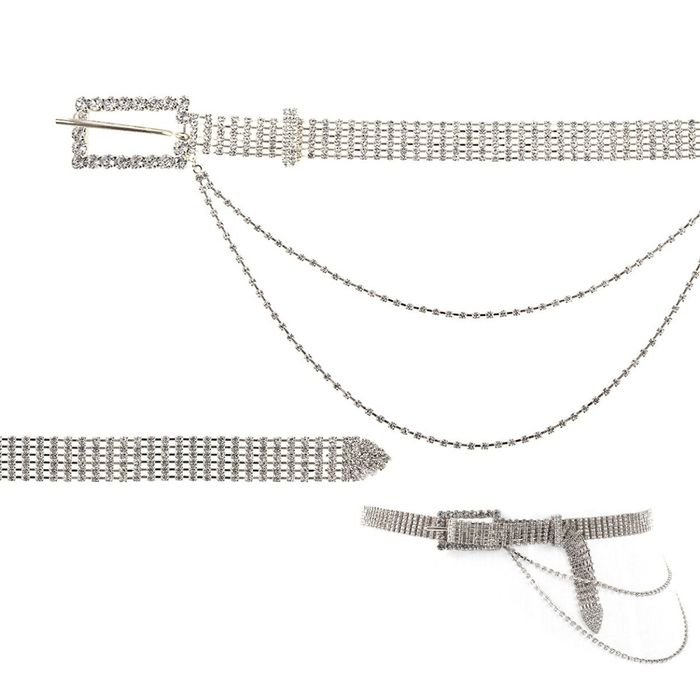 Delvey Silver Chain Belt, | Shop Belts by Beginning Boutique