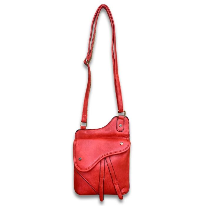 Red Saddle Crossbody Bag Order Wholesale