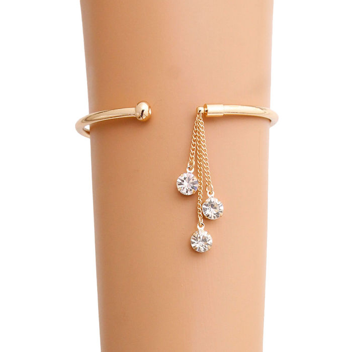 Rhinestone arm new arrivals cuff