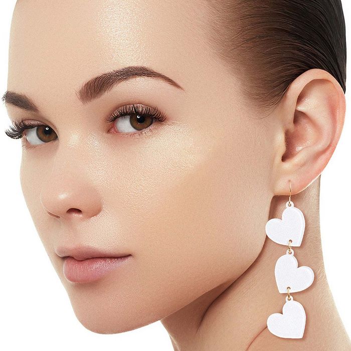 Links heart new arrivals earrings