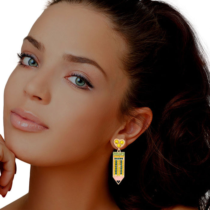 Yellow Earrings Yellow Sunflower Earrings Lemon Zest Canary Yellow Sun –  Little Desirez Jewelry