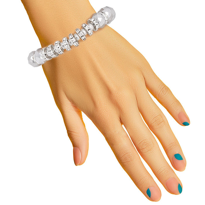 Dozen Faceted Bead Bracelets