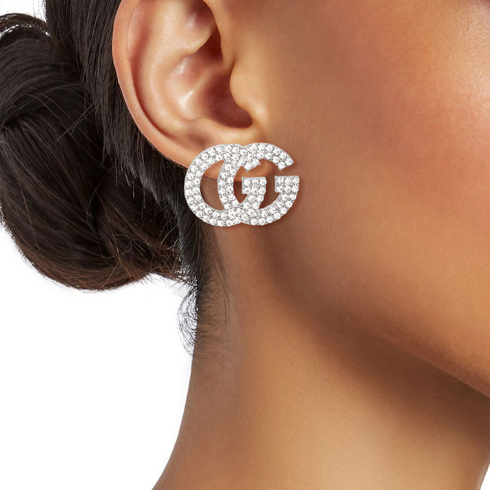Dozen Pave GG Studs