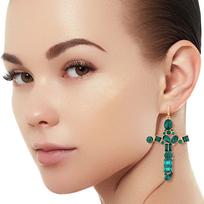 Green earrings topshop 2025