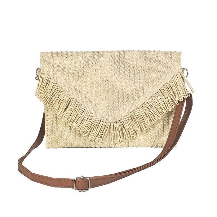 Cream envelope clutch bag best sale