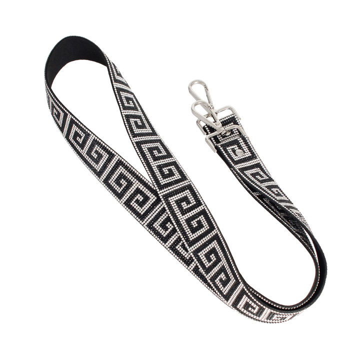 White bag top strap