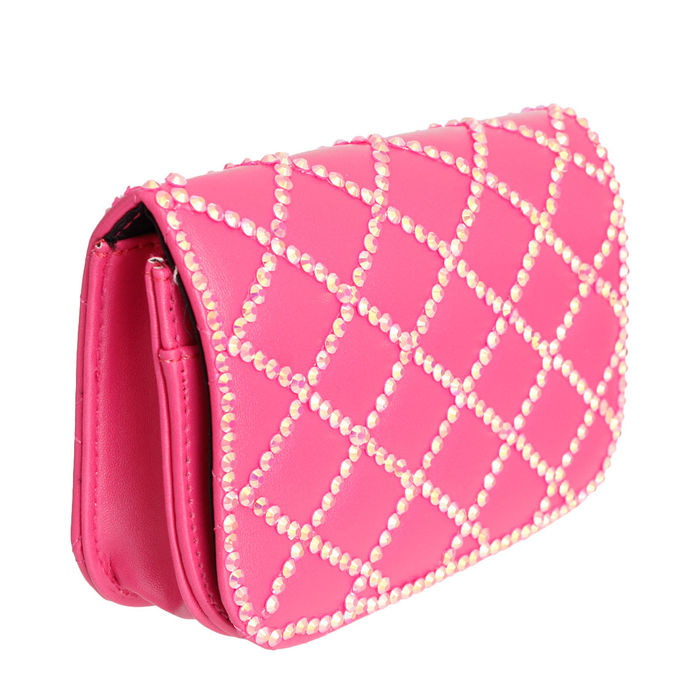 Pink quilted hotsell belt bag