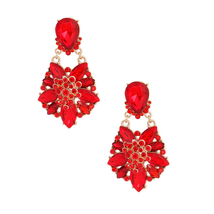 Besufy Women Earring,Boho Rhombus Beaded Feather Tassel Long Dangle Earrings  Party Jewelry Red - Walmart.com