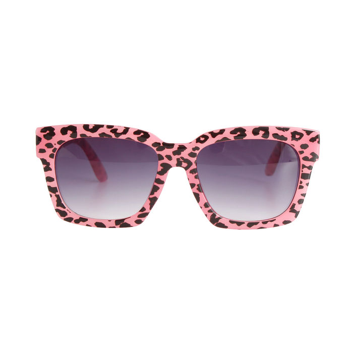 Pink Leopard Kids Wayfarer Sunglasses