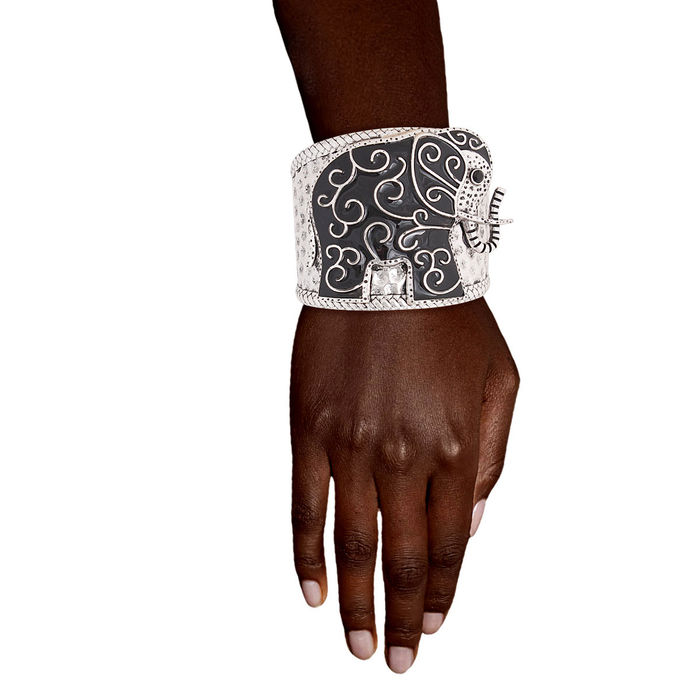 Elephant cuff bracelet hot sale