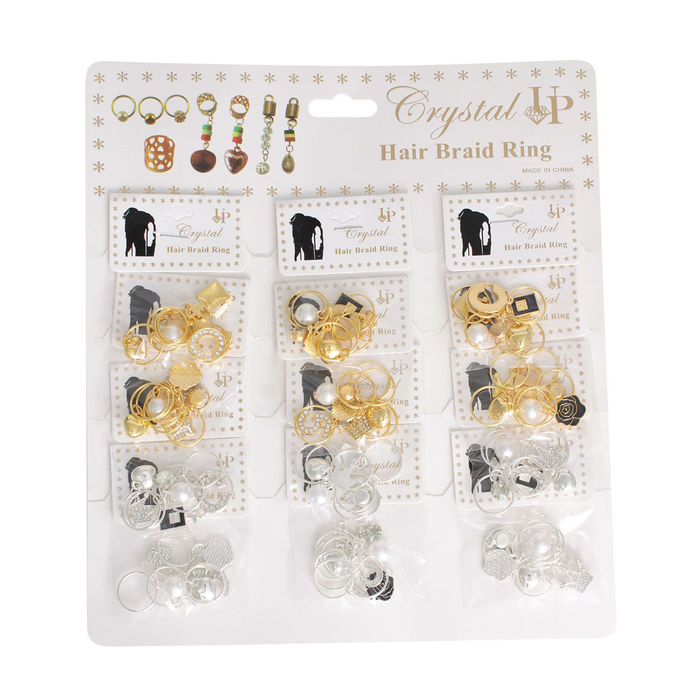 Crystal hair braid ring new arrivals