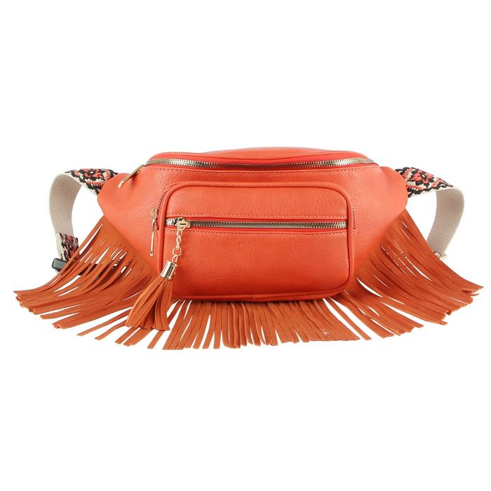 Fringe fanny pack shop